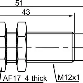 Индуктивный датчик LANBAO LR12XBF02DPO