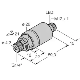 Датчик давления TURCK PC001R-204-2UPN8X-H1141