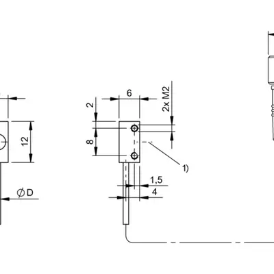 Оптоволоконный кабель Balluff BOH DK-Q06-001-01-S49F