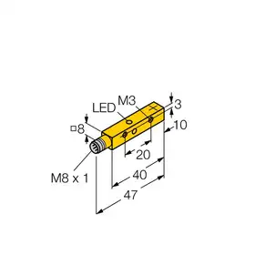 Индуктивный датчик TURCK NI4U-Q8SE-RP6X-V1131