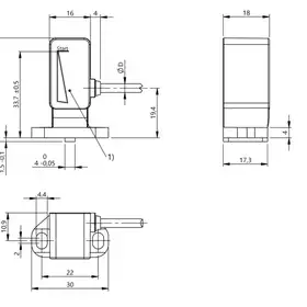 Индуктивный датчик линейных перемещений Balluff BIP CD2-T017-04-BP02
