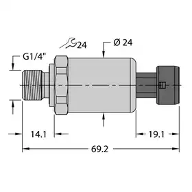 Датчик давления TURCK PT600R-2104-I2-MP11