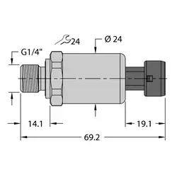 Датчик давления TURCK PT600R-2104-I2-MP11
