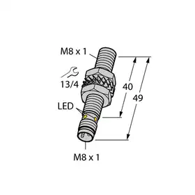 Индуктивный датчик TURCK BI1.5U-EG08-AP6X-V1131