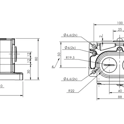 Блочный выключатель Balluff BNS 819-D03-D12-100-10-FE