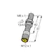 Индуктивный датчик TURCK BI1.5-EG08-LU-H1341