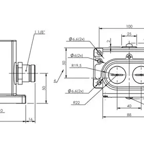 Блочный выключатель Balluff BNS 819-D04-D16-100-10-FE-S90R
