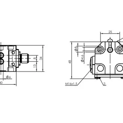 Блочный выключатель Balluff BNS 819-B02-D08-40-11-FC-S80R