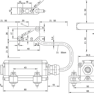 RFID головка чтения/записи Balluff BIS L-350-S115