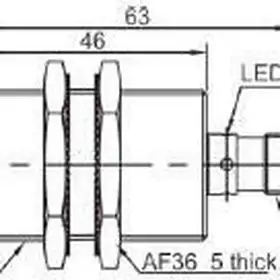 Индуктивный датчик LANBAO LR30XBN22DPCY-E2