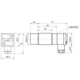 Индуктивный датчик ТЕКО ISNm ET8B-31N-15-LZ