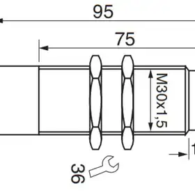 Емкостной датчик уровня EGE-Elektronik KGF 030 GOP