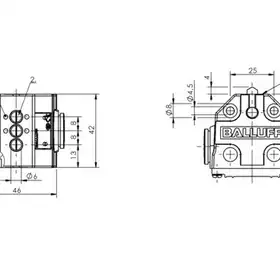Блочный выключатель Balluff BNS 813-B03-D08-40-30-02