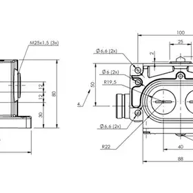 Блочный выключатель Balluff BNS 819-D03-D12-100-10-FD-S90L
