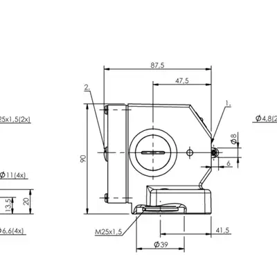Блочный выключатель Balluff BNS 819-B03-R12-72-10-FD