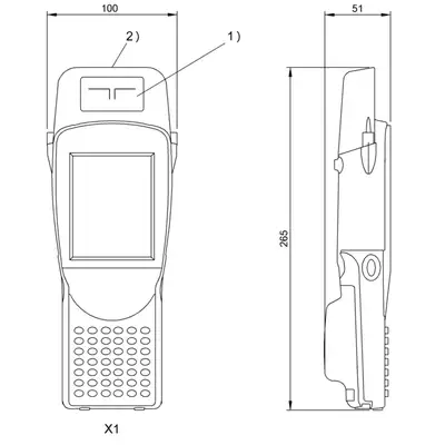 RFID портативный прибор чтения-записи Balluff BIS U-870-1-008-X-001