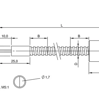 Оптоволоконный кабель Balluff BFO 18A-XAG-MZG-15-1,5