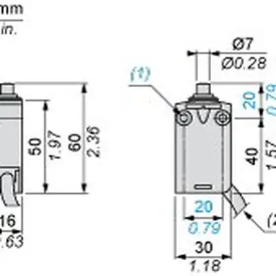 Kонцевой выключатель Telemecanique XCMD2110L10