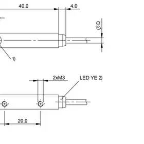 Оптический датчик Balluff BOS Q08M-PS-LE20-02