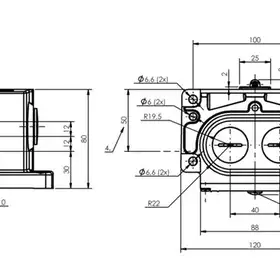 Блочный выключатель Balluff BNS 813-D03-R12-100-20-02-FD