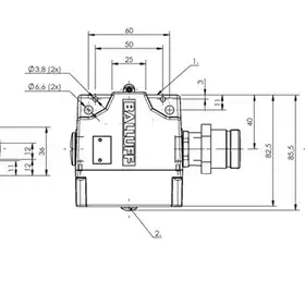 Блочный выключатель Balluff BNS 819-B02-R12-61-12-10-FD-S90L
