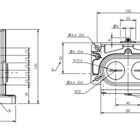 Блочный выключатель Balluff BNS 813-D06-R12-100-10-04-FD