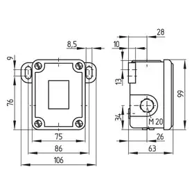 Kонцевой выключатель Schmersal M2C441-11Y