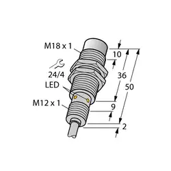 Индуктивный датчик TURCK NI15U-EM18WD-AP6X