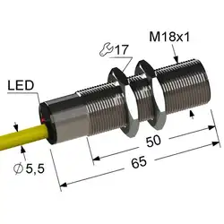 Оптический лазерный датчик VB3C-18M65-TRL2500B561-K