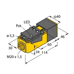 Емкостной датчик TURCK BC20-CP40-VP4X2