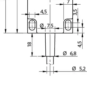 Емкостной датчик DATASENSING CQ55/BN-3A