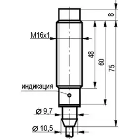 Индуктивный датчик ТЕКО ISN EF31A-22-6-LP