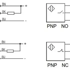 Индуктивный датчик LANBAO LR18XBN08DNCA