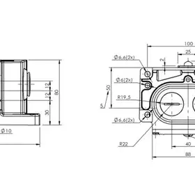 Блочный выключатель Balluff BNS 813-D03-D12-100-20-01-FD