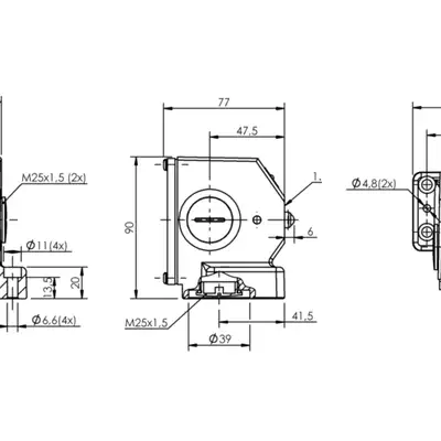 Блочный выключатель Balluff BNS 819-B06-K12-72-10