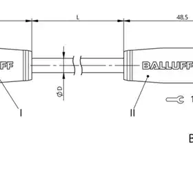 Соединительный кабель Balluff BCC M418-M41C-3A-674-PX0825-010