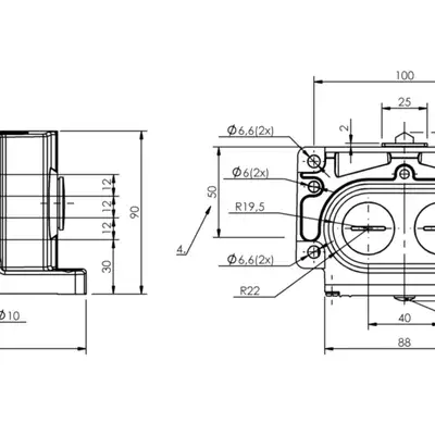 Блочный выключатель Balluff BNS 819-D04-D12-100-10-FE