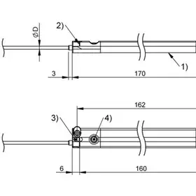 Датчик линейных перемещений Balluff BMP 01-EL1PP21A-0160-00-P00,5-S4