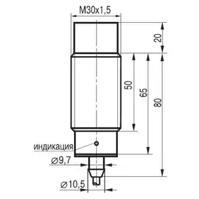 Индуктивный датчик ТЕКО ISN EF81A-12-15-LZ-C
