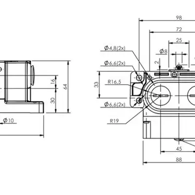 Блочный выключатель Balluff BNS 819-D02-R16-62-10-FD