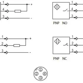 Индуктивный датчик LANBAO LR12XCN04DPOG-E2
