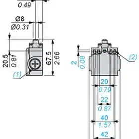 Kонцевой выключатель Telemecanique XCNT2110G11
