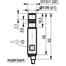 Индуктивный датчик ТЕКО ISB WB2S8-32P-1,5-L-2