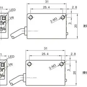 Оптический датчик LANBAO PSC-TM30TPB