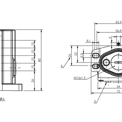 Блочный выключатель Balluff BNS 819-B05-R10-46-13-FC