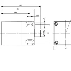 Индуктивный датчик Balluff BES Q40KG-X20F-SZ03