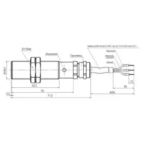 Индуктивный датчик ТЕКО ISBt AG3B8-31P-4-LZ-H-VP-4K