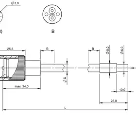 Оптоволоконный кабель Balluff BFO 18V-XAC-SMG-30-0,5