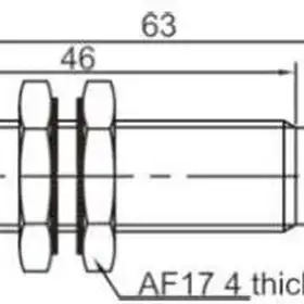 Индуктивный датчик LANBAO LR12XBF04DLOY-E2