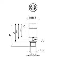 Индуктивный датчик Wenglor IW120NM50VA3